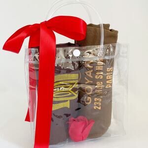 GOYARD Bundle 2 Large Dust Bag Brown 100% Cotton EUC Flannel